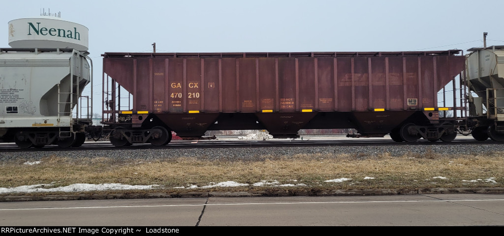 GACX 470210 ex BNSF logo sheen